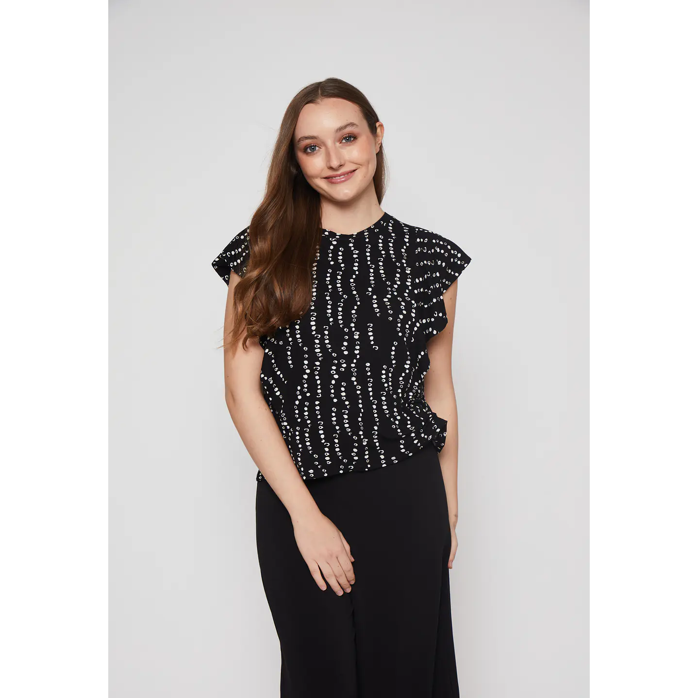 Polera Mujer Luna Vuelo Negro Familyshop 1