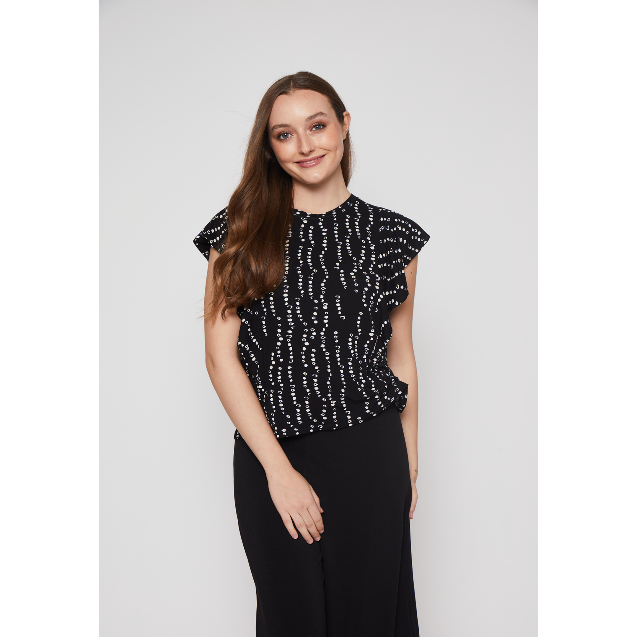 Polera Mujer Luna Vuelo Negro Familyshop 1