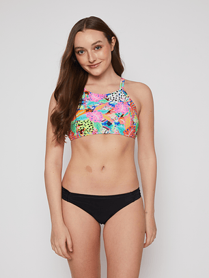 Traje De Baño 2 Piezas Helter  Mujer Fucsia Familyshop