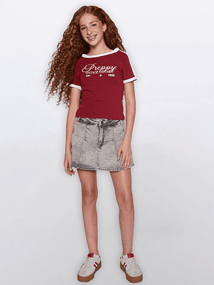Faldas Lola Skort Tablas Gris Familyshop