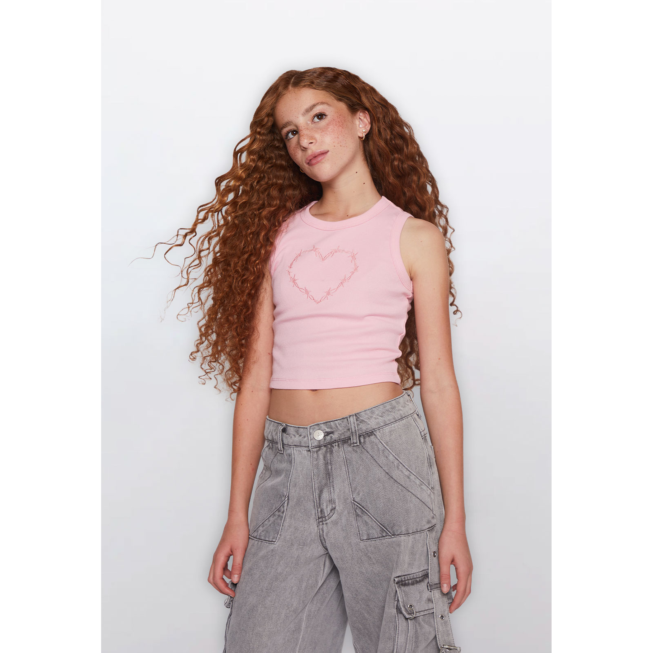 Polera Lola Sin Mangas Rosado Familyshop 1