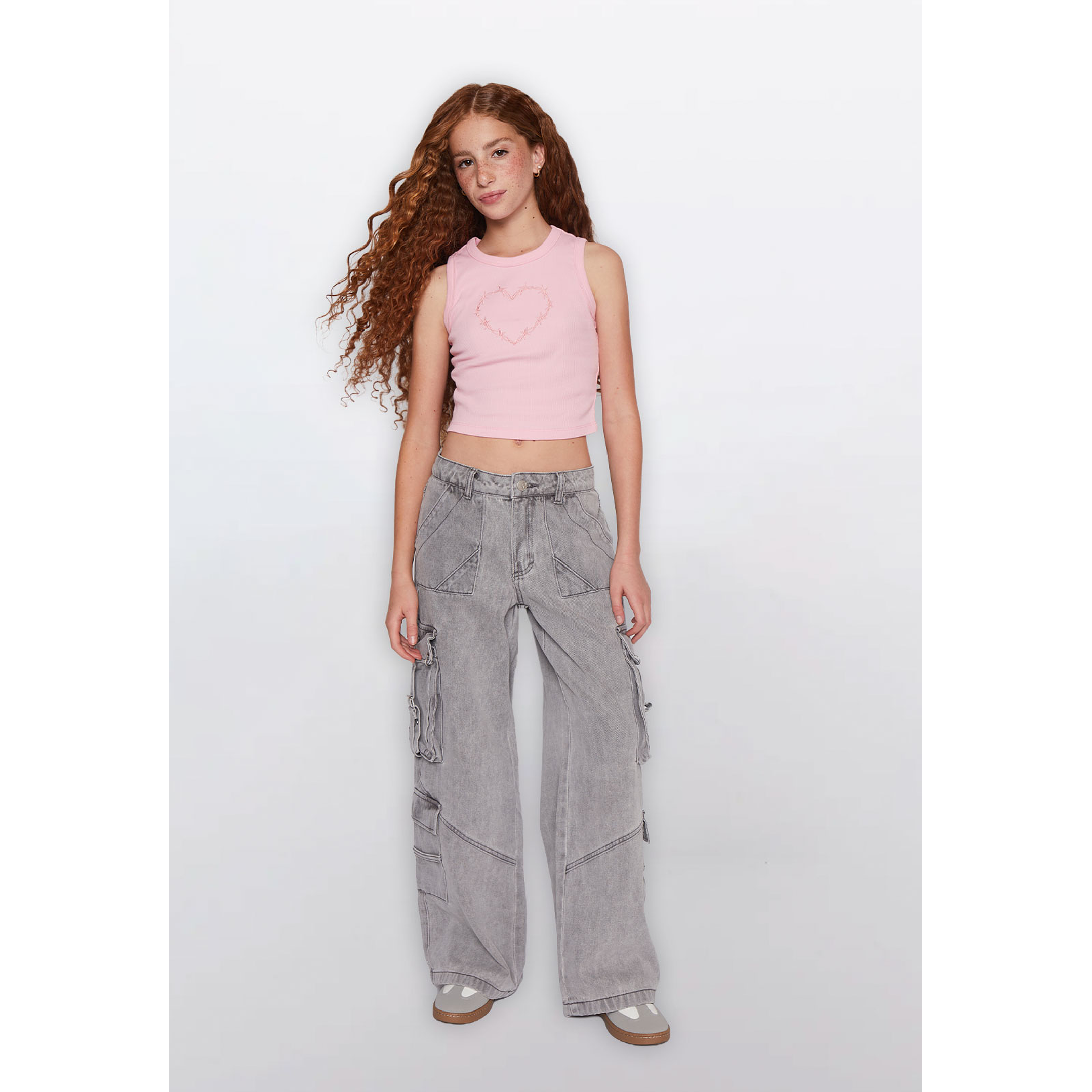 Jeans Lola Cargo Gris Familyshop 2