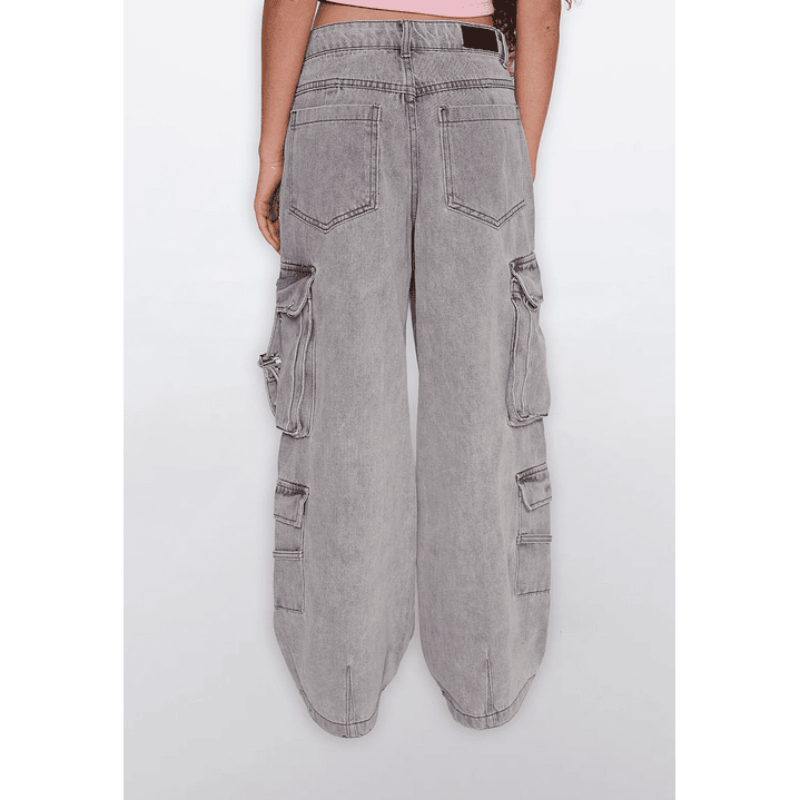 Jeans Lola Cargo Gris Familyshop 4