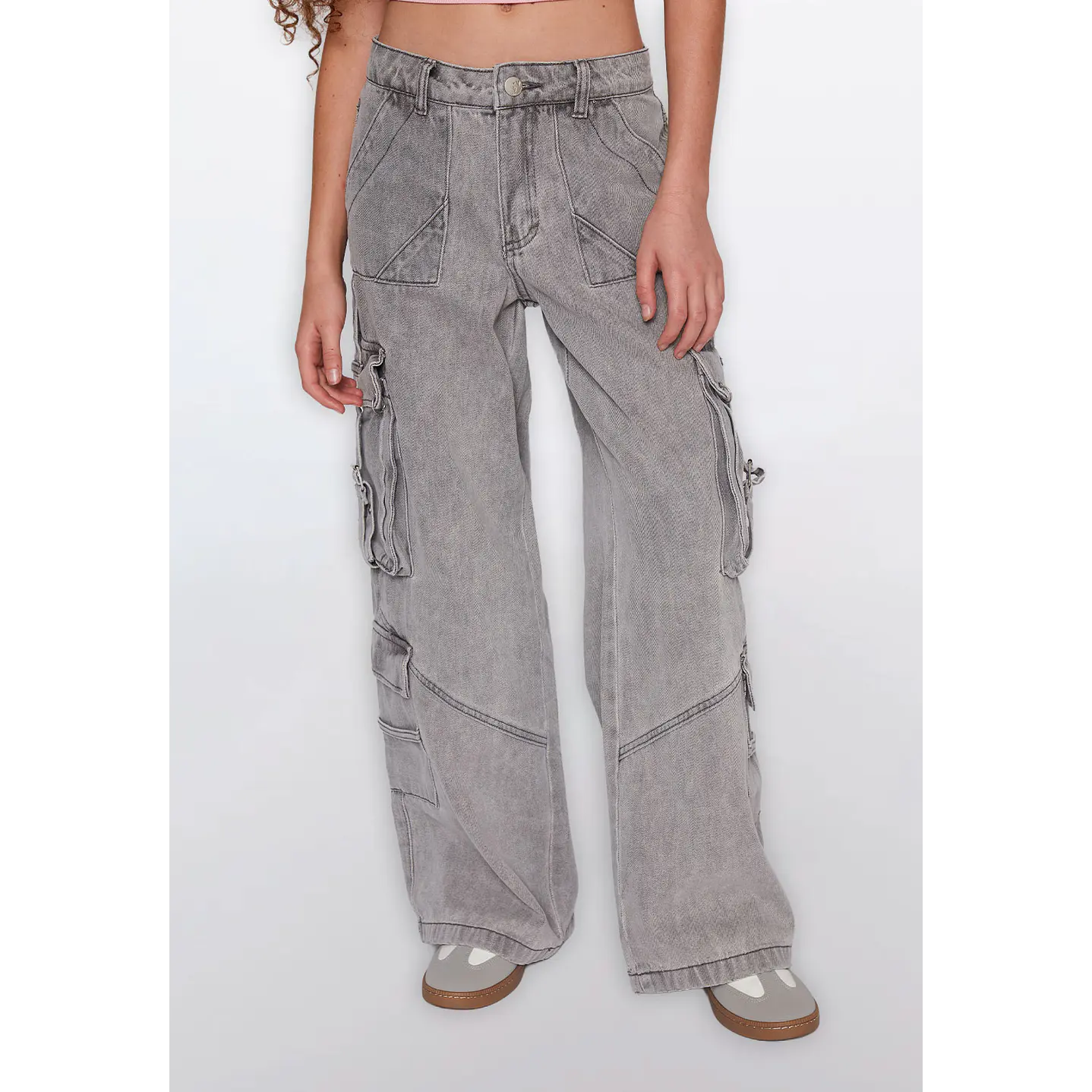 Jeans Lola Cargo Gris Familyshop 1