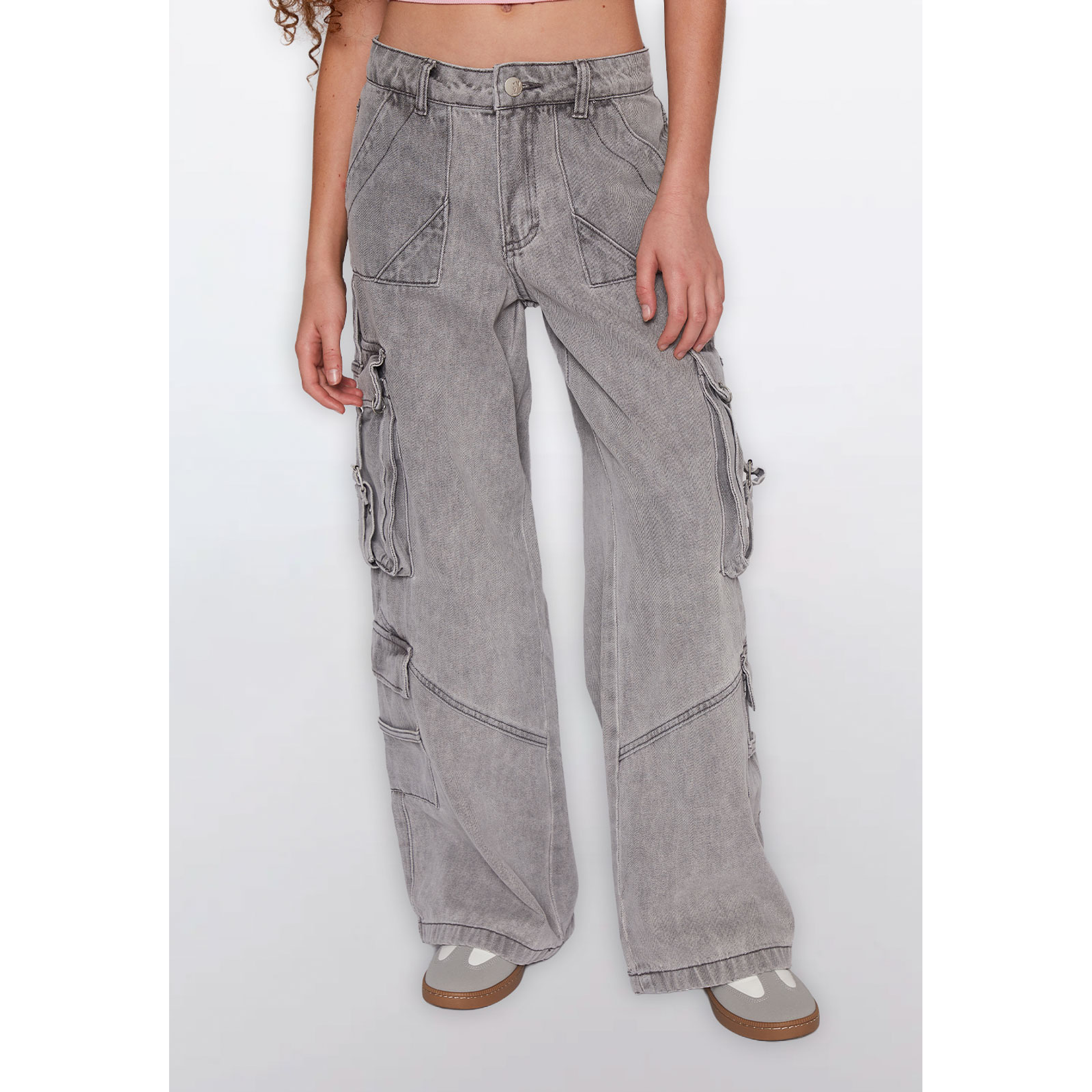 Jeans Lola Cargo Gris Familyshop 1