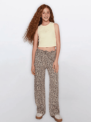 Pantalón Lola Wide Leg Café Familyshop