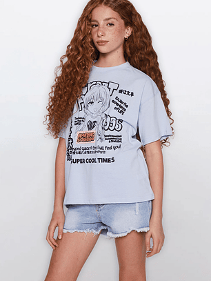 Polera Lola Anime Lavanda Familyshop