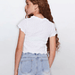 Polera Lola Textura Blanco Familyshop - Miniatura 4
