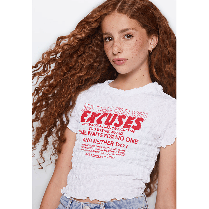 Polera Lola Textura Blanco Familyshop 3