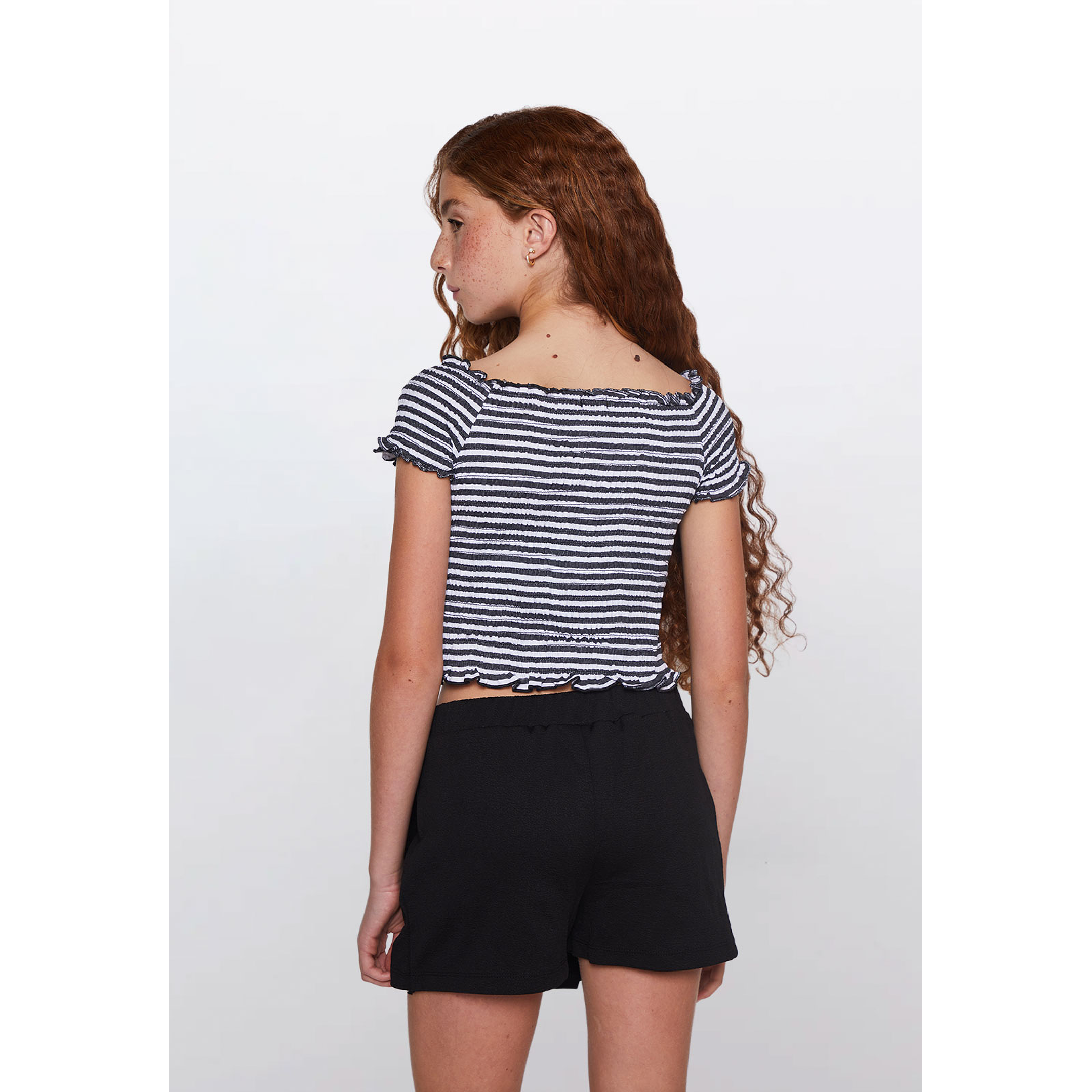 Polera Lola Hombro Descubierto Negro Familyshop 4