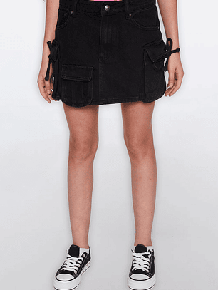 Faldas Lola Cargo Negro Familyshop