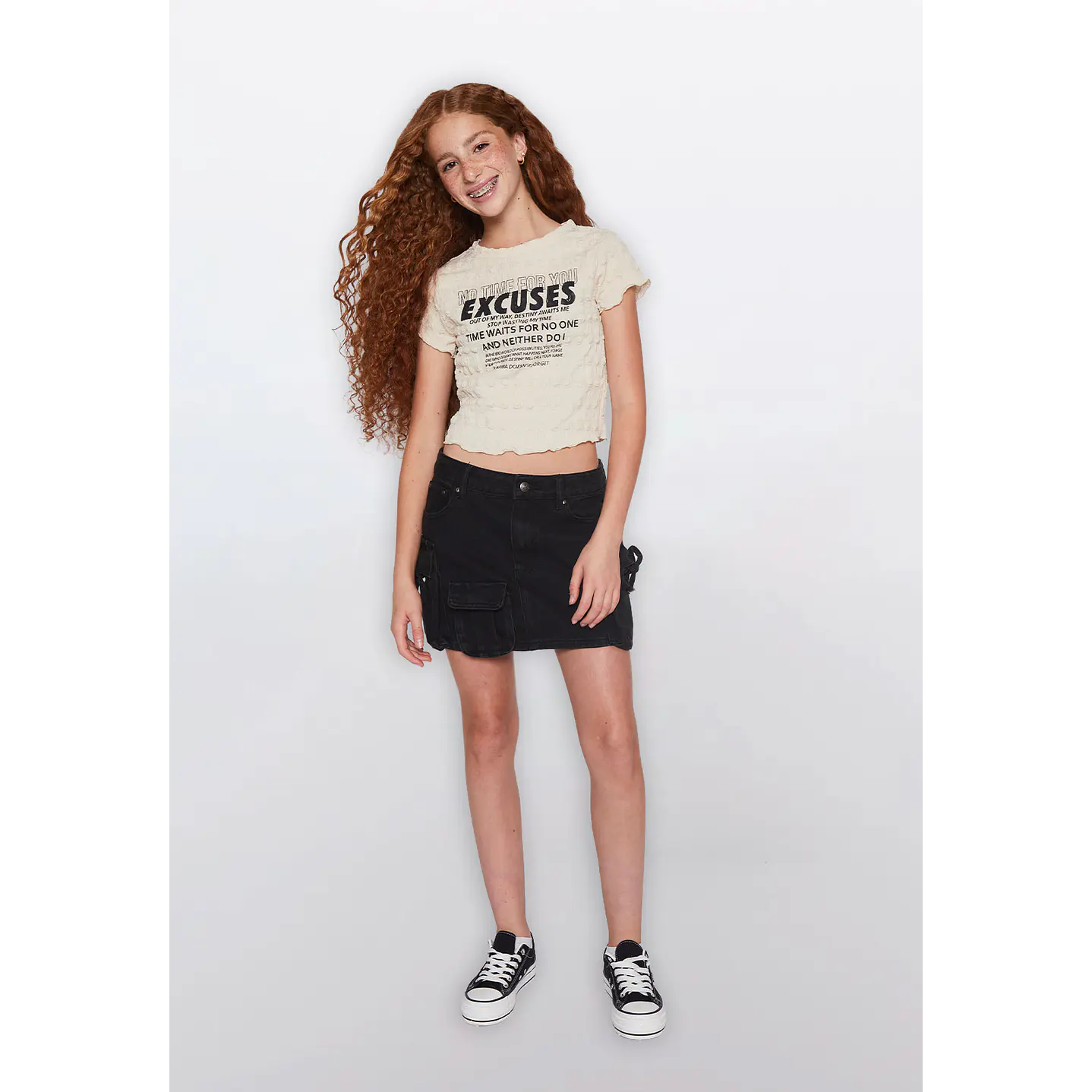 Polera Lola Textura Beige Familyshop 2
