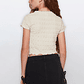 Polera Lola Textura Beige Familyshop - Miniatura 4