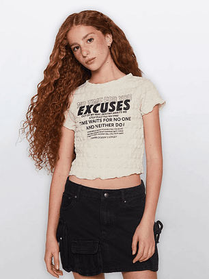 Polera Lola Textura Beige Familyshop