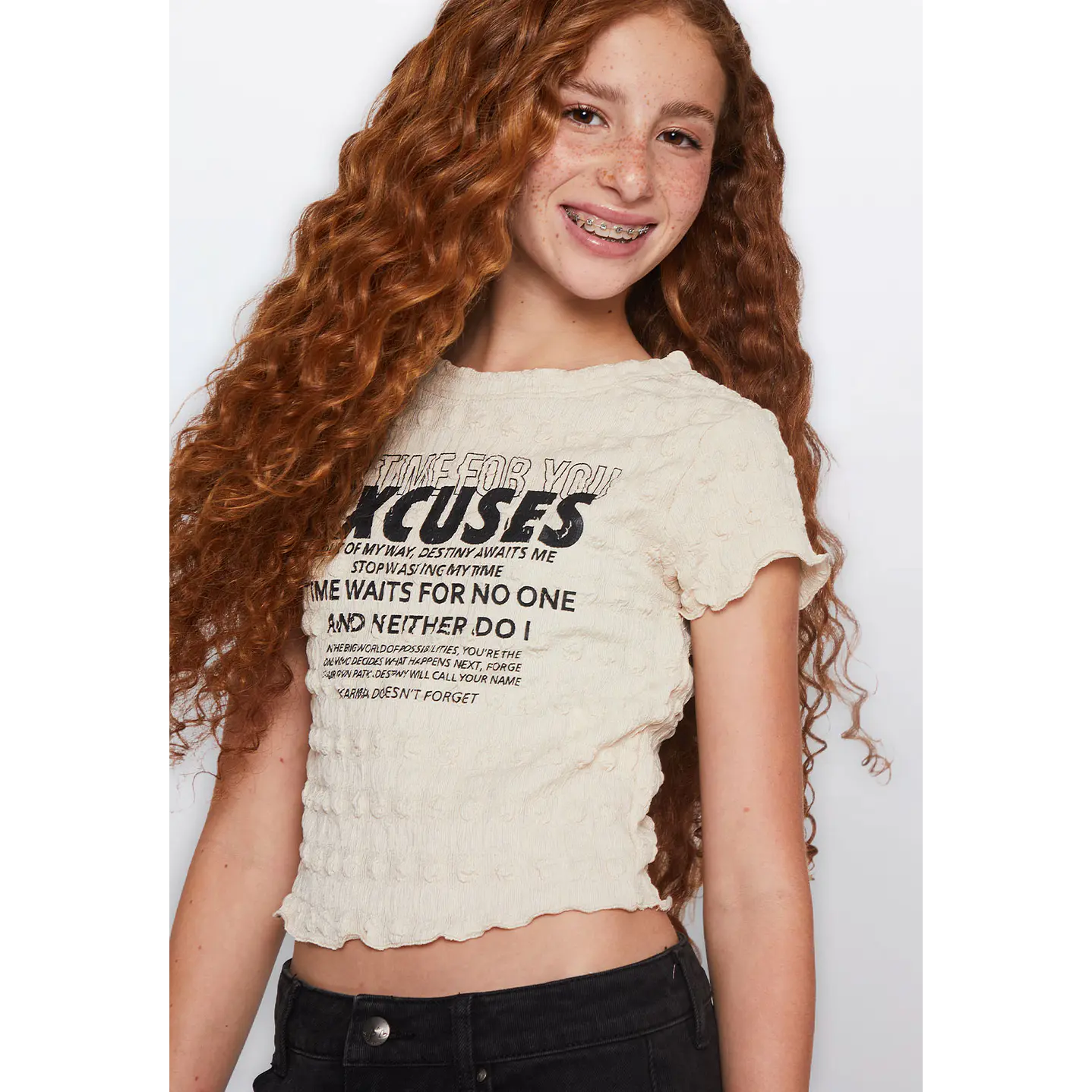Polera Lola Textura Beige Familyshop 3