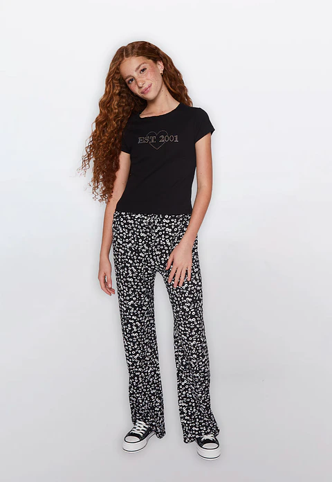 Pantalón Lola Wide Leg Negro Familyshop