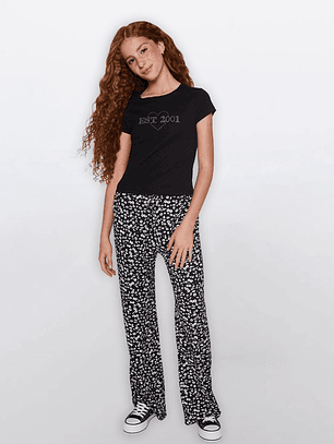 Pantalón Lola Wide Leg Negro Familyshop