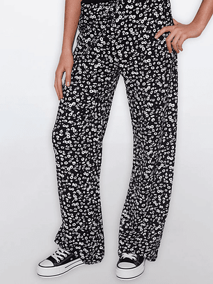 Pantalón Lola Wide Leg Negro Familyshop