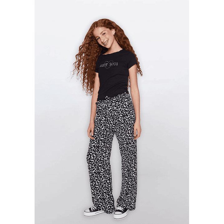 Polera Lola Strass Moda Negro Familyshop 2