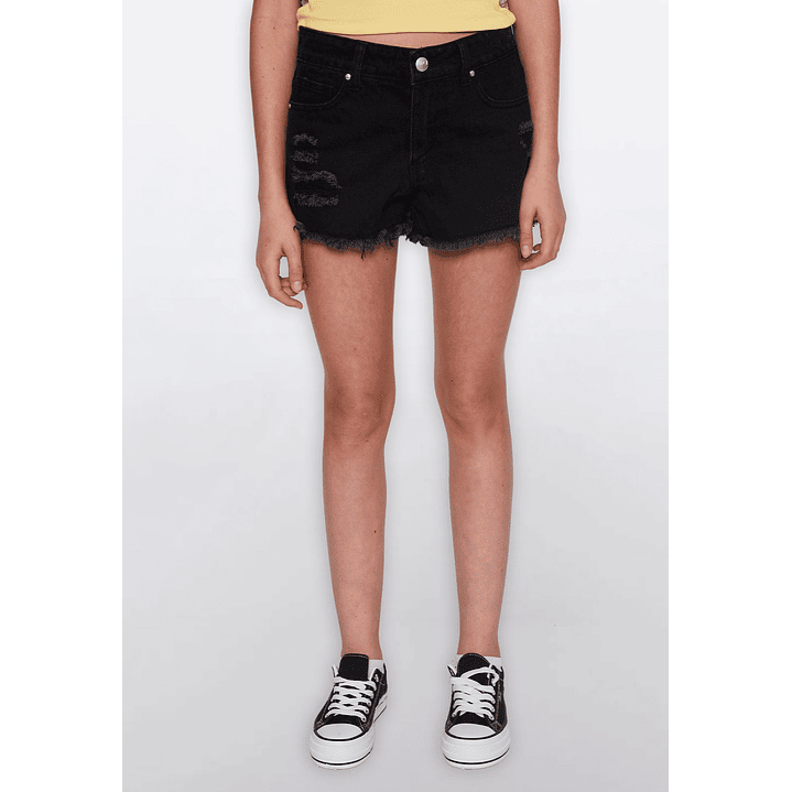 Short Lola Flecos Negro Familyshop 1