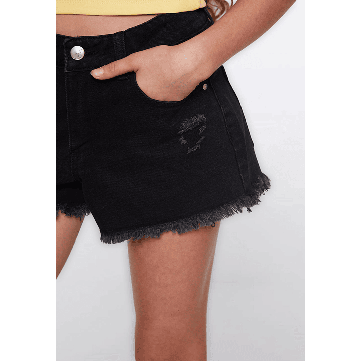 Short Lola Flecos Negro Familyshop 3