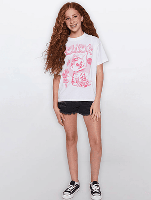 Polera Lola Anime Blanco Familyshop