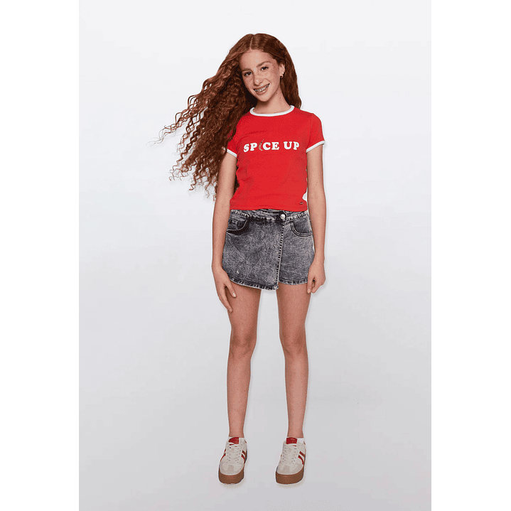 Faldas Lola Skort Denim Gris Familyshop 2