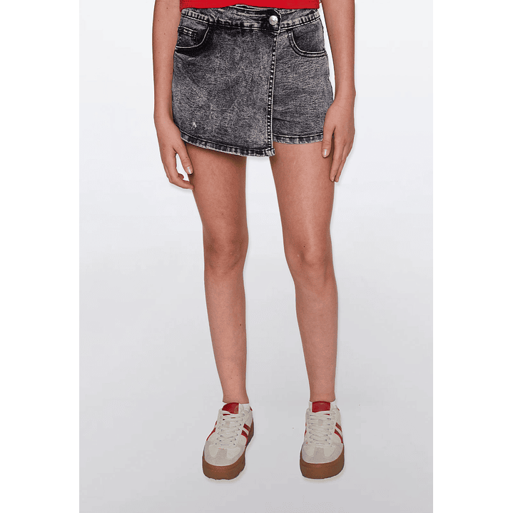 Faldas Lola Skort Denim Gris Familyshop 1