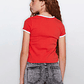 Polera Lola Manga Corta Rojo Familyshop - Miniatura 4
