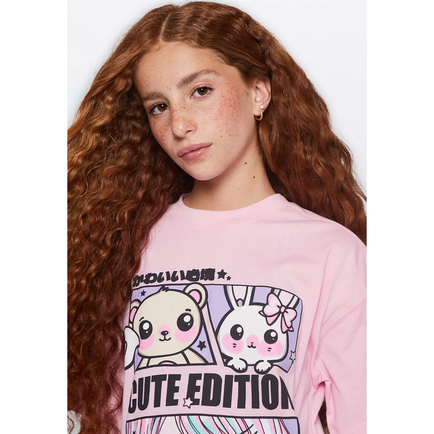 Polera Lola Anime Rosado Familyshop 3