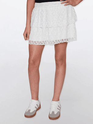 Faldas Lola Encaje Blanco Familyshop