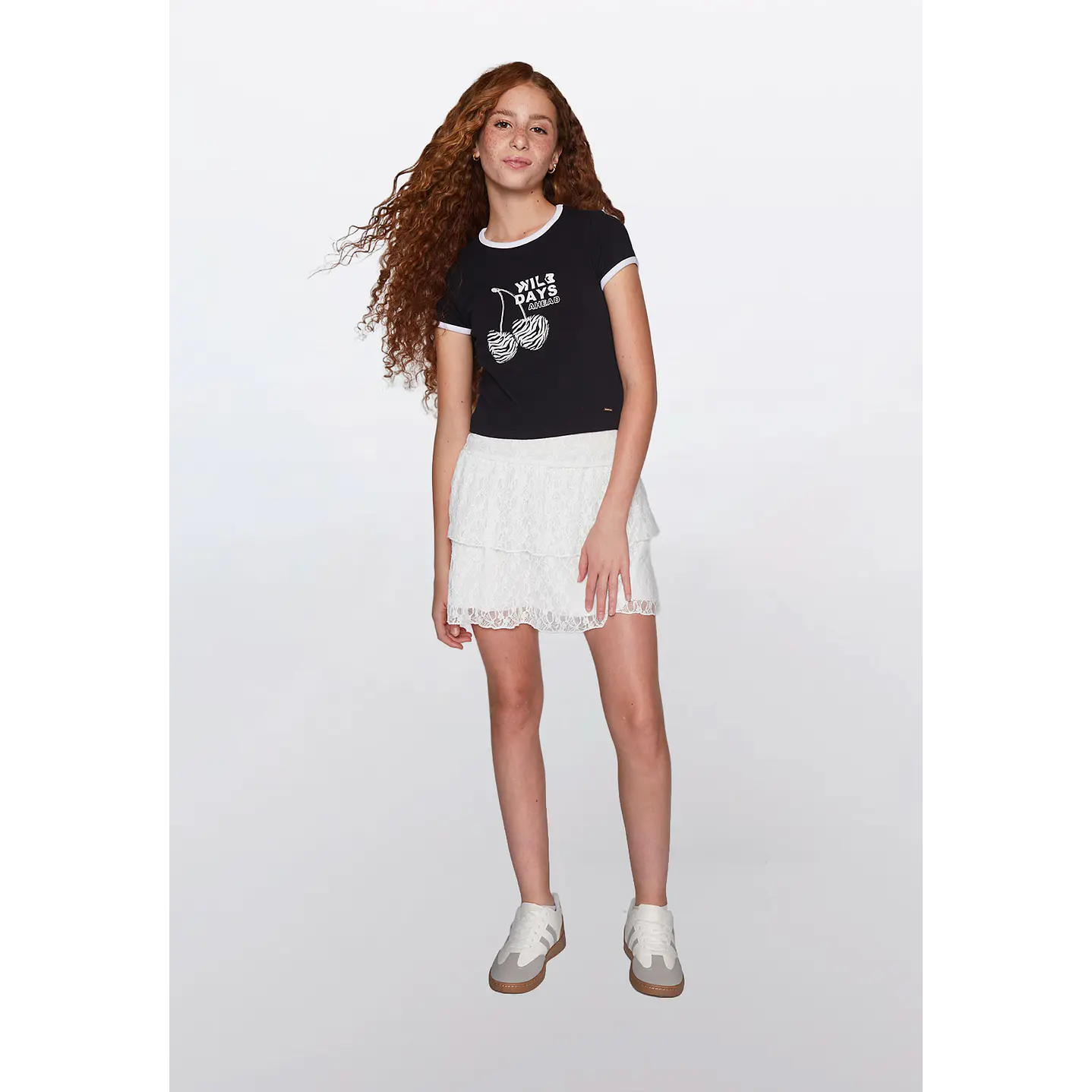 Faldas Lola Encaje Blanco Familyshop 2