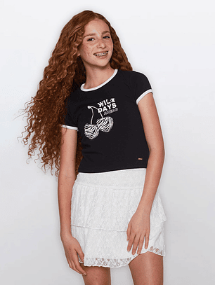 Polera Lola Vivo Negro Familyshop