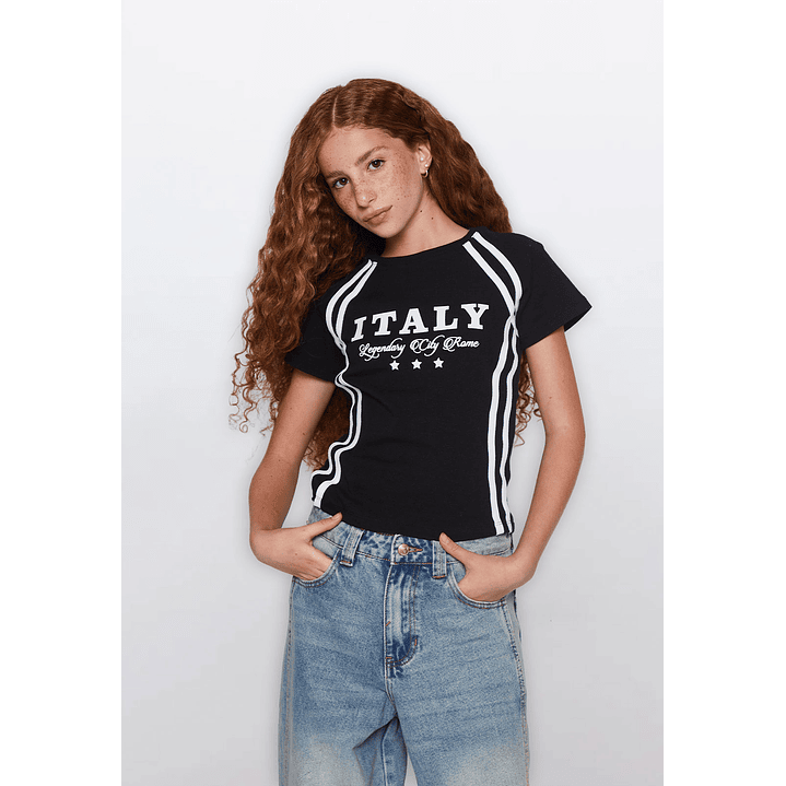 Polera Lola Italy Negro Familyshop 1