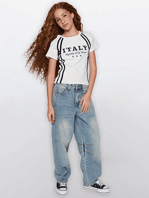 Polera Lola Italy Crudo Familyshop