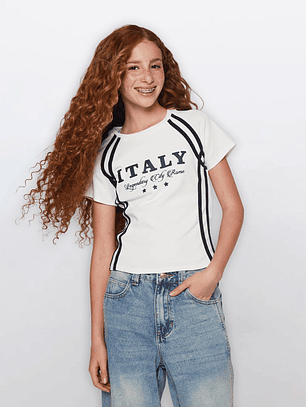 Polera Lola Italy Crudo Familyshop