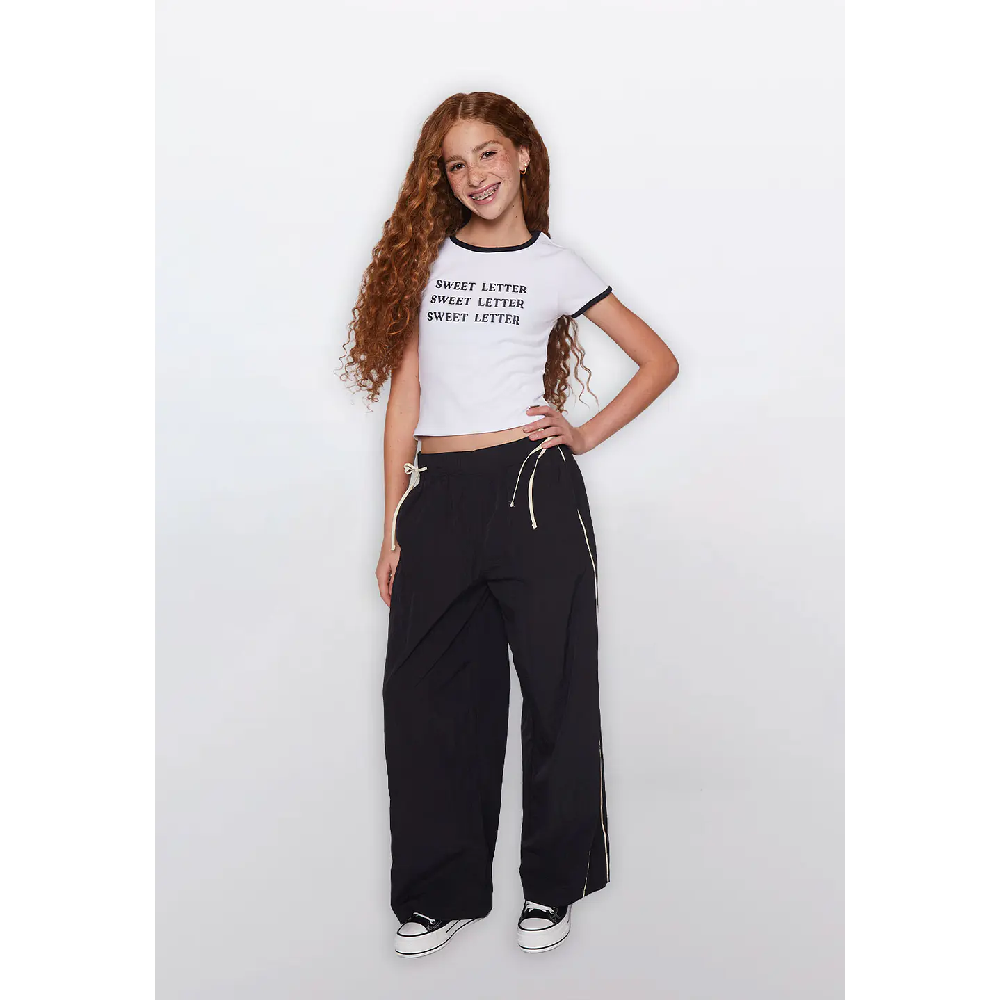 Pantalón Lola Taslan Lazo Negro Familyshop 2