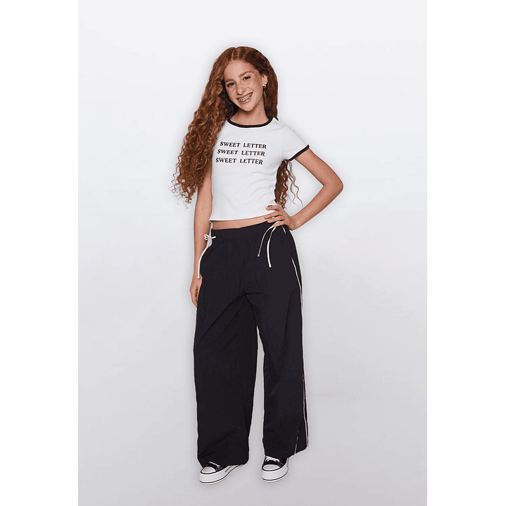 Pantalón Lola Taslan Lazo Negro Familyshop 2