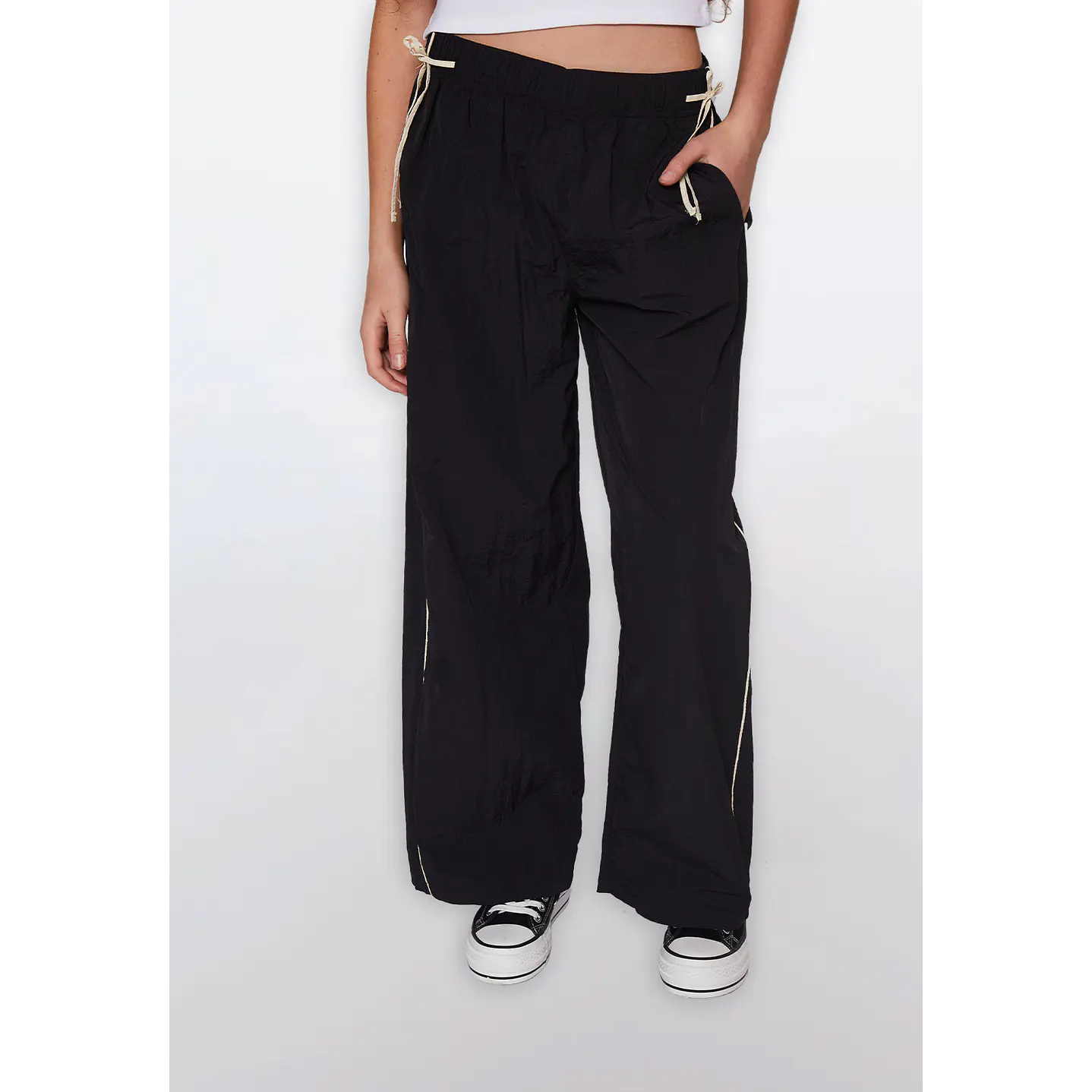 Pantalón Lola Taslan Lazo Negro Familyshop 1