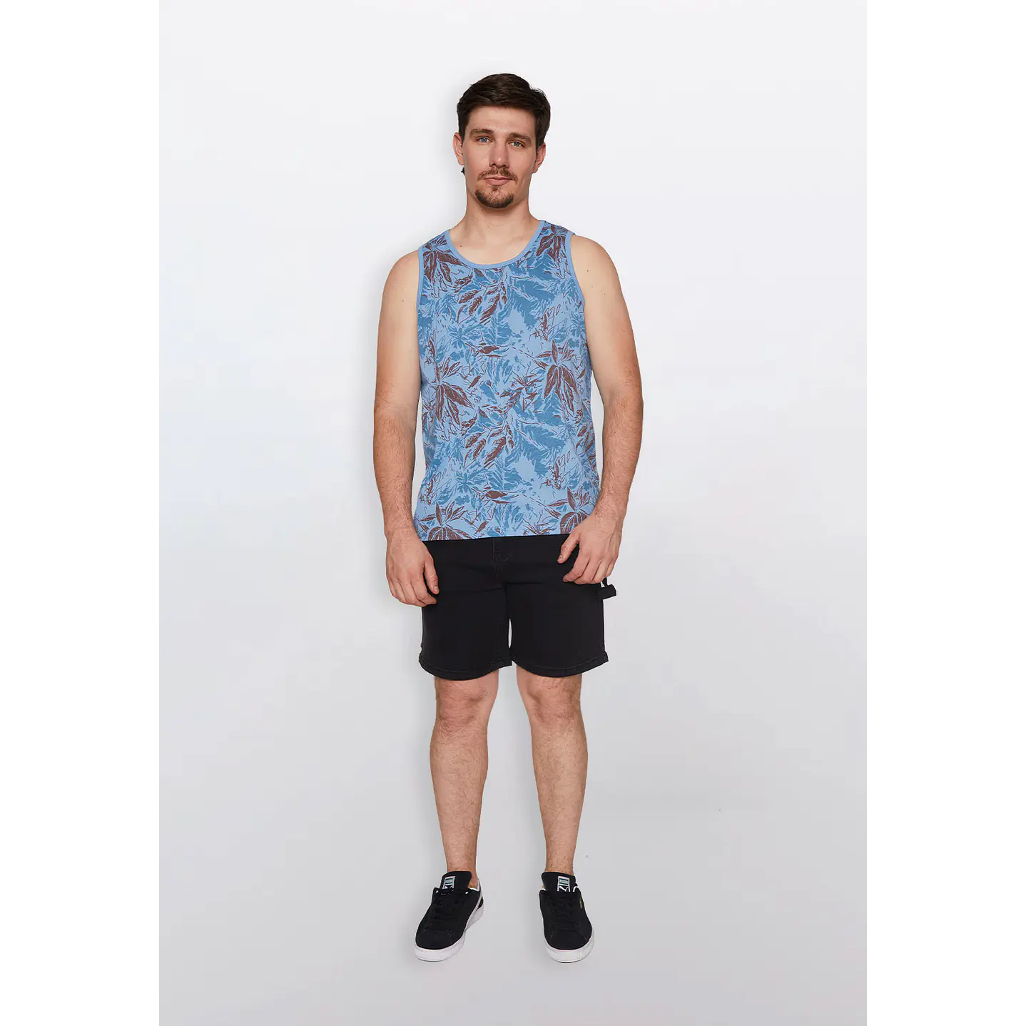 Polera Hombre Sin Mangas Celeste Familyshop 2