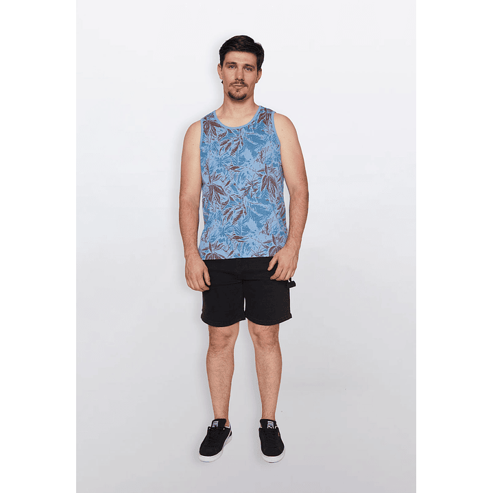 Polera Hombre Sin Mangas Celeste Familyshop 2