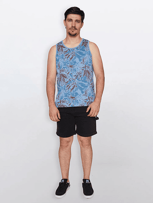 Polera Hombre Sin Mangas Celeste Familyshop