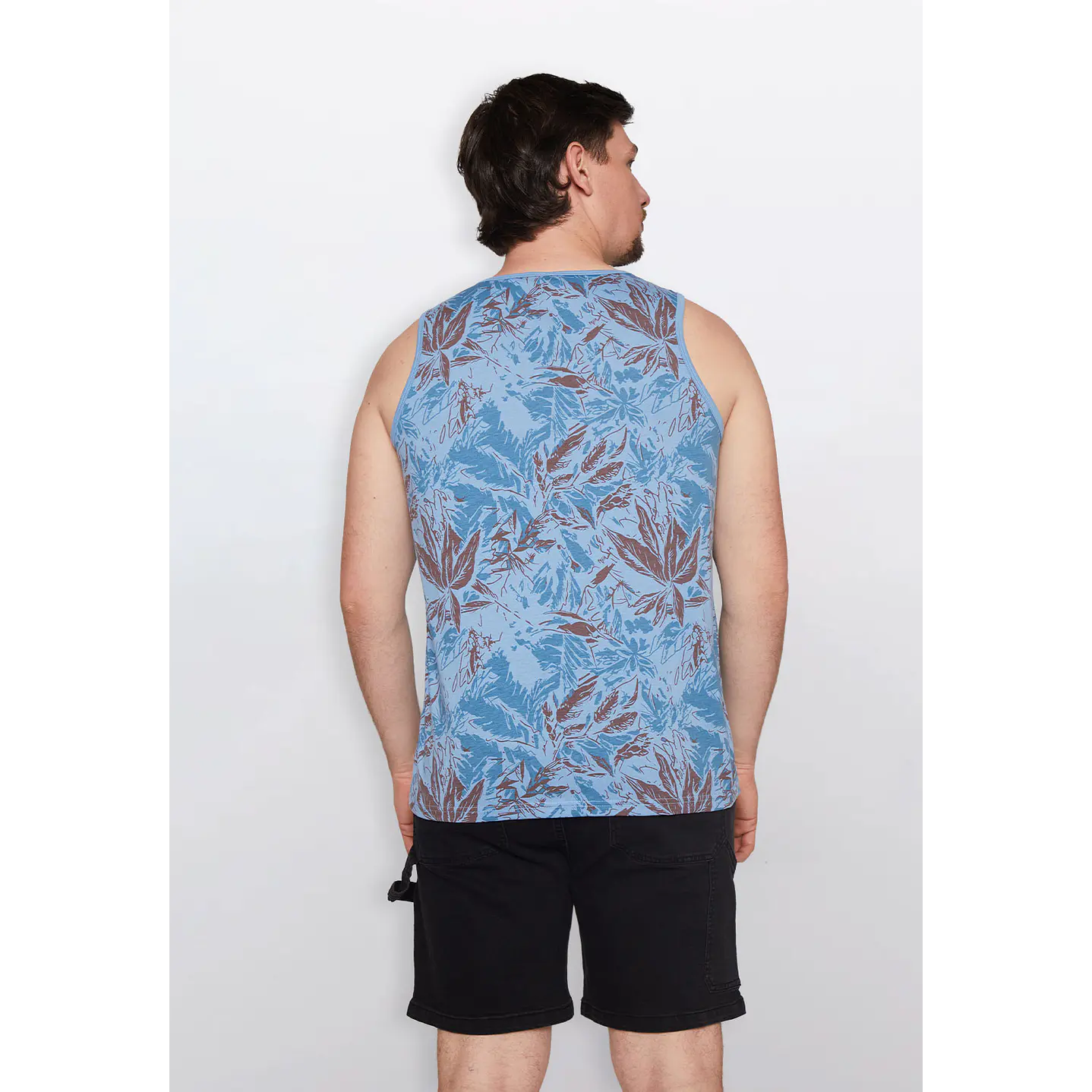 Polera Hombre Sin Mangas Celeste Familyshop 3