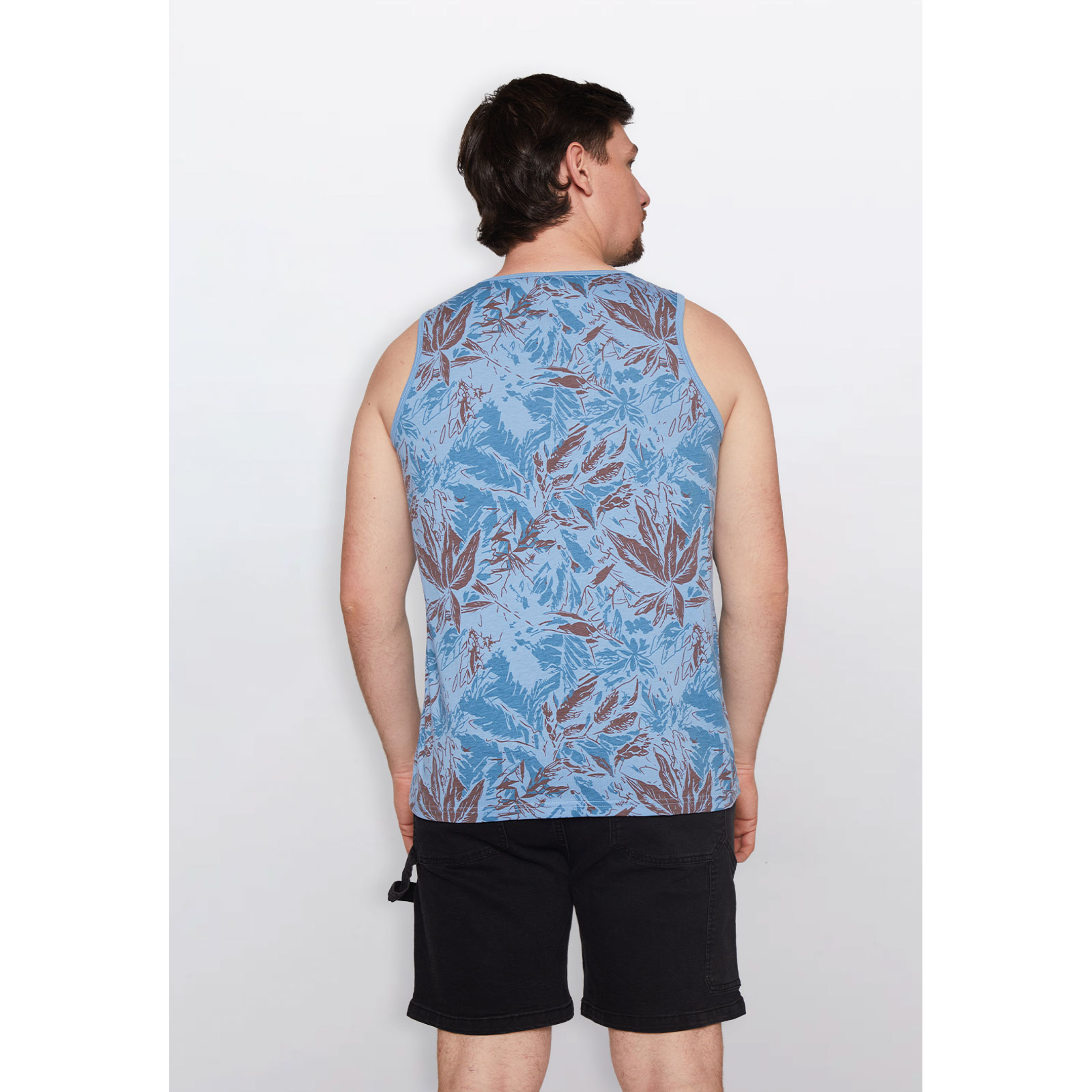 Polera Hombre Sin Mangas Celeste Familyshop 3