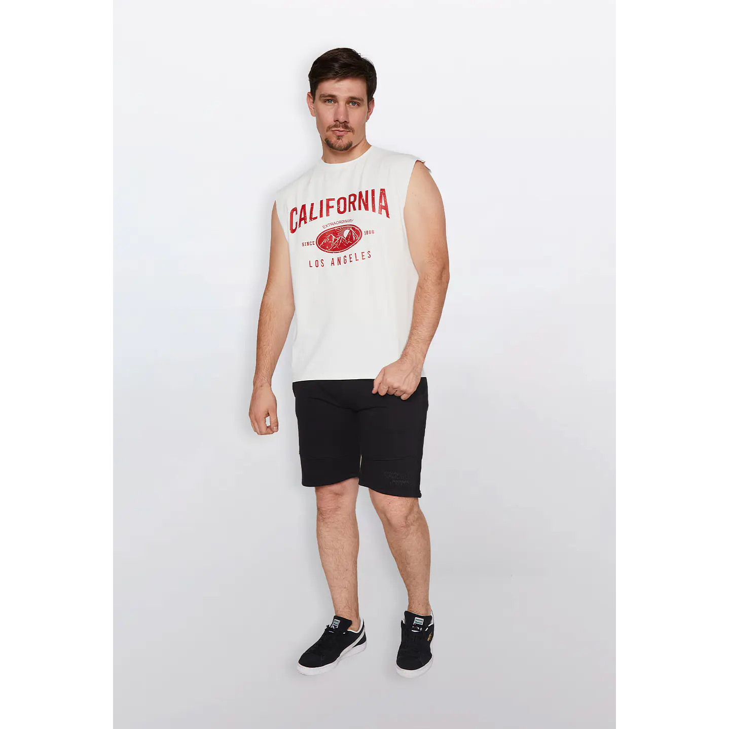 Polera Hombre College Blanco Familyshop 2