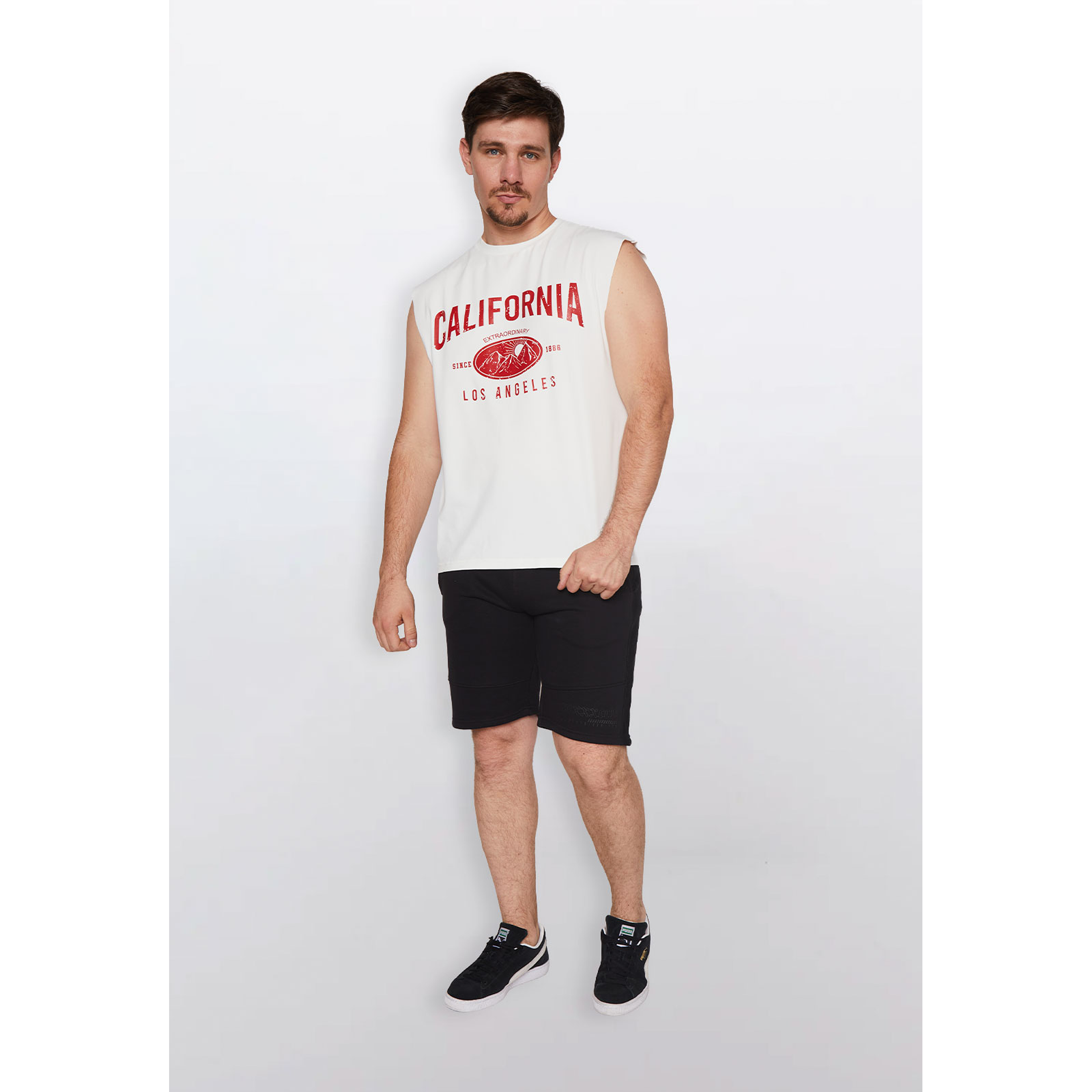 Polera Hombre College Blanco Familyshop 2