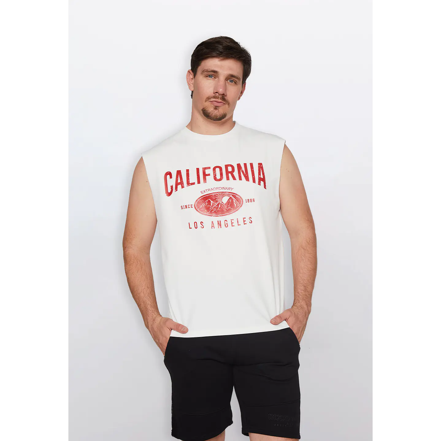 Polera Hombre College Blanco Familyshop 1
