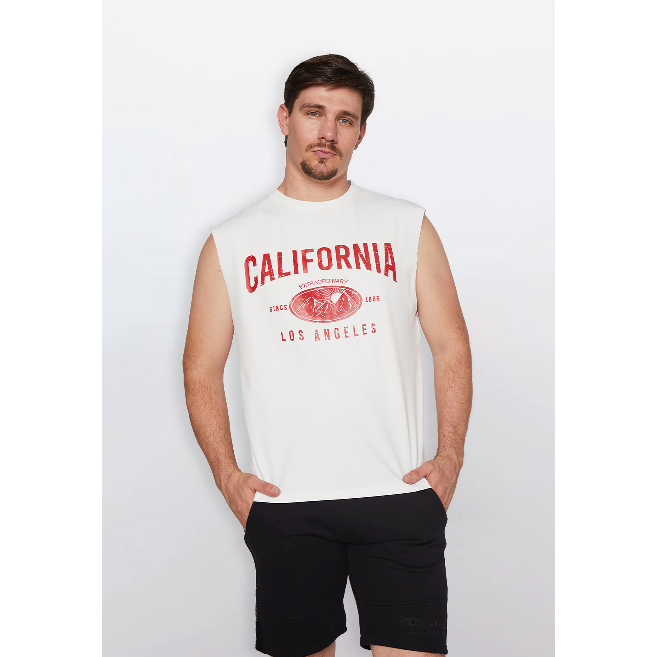 Polera Hombre College Blanco Familyshop 1