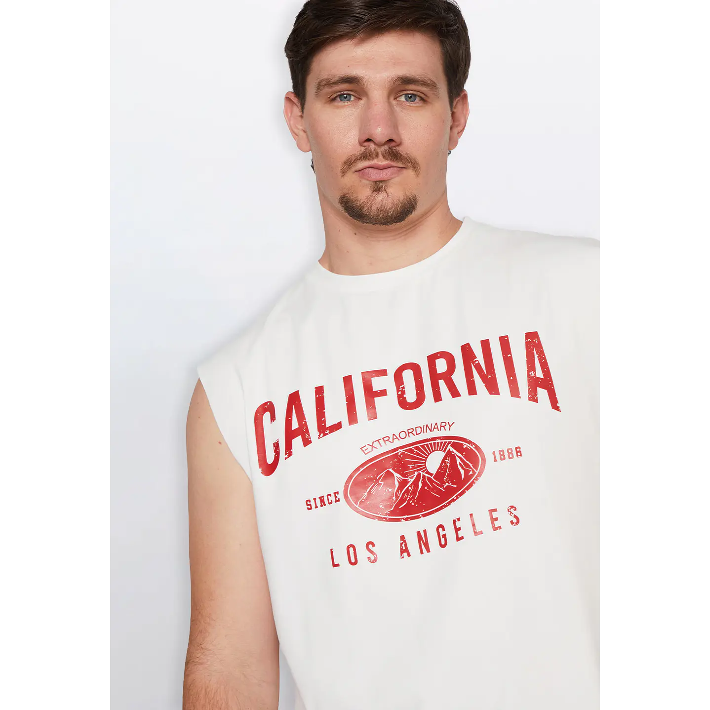 Polera Hombre College Blanco Familyshop 4