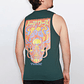 Polera Hombre Calavera Verde Familyshop - Miniatura 3